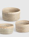 Joey Seagrass Basket set of 3 - Living Shapes