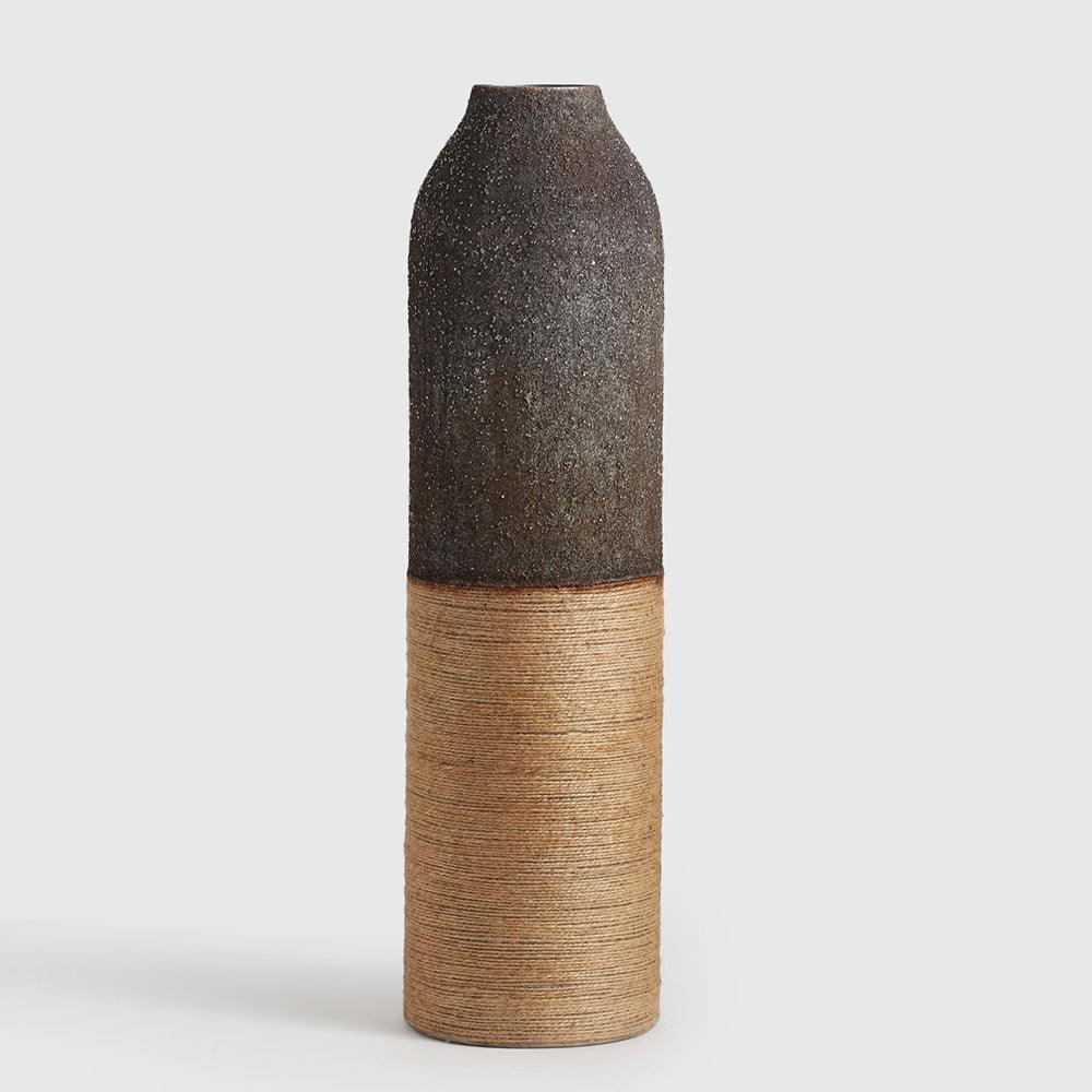 Tesha Jute Vase- Iron - Set Of 3