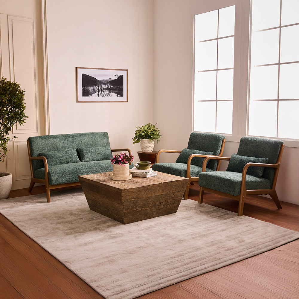 How a Wooden Sofa Set for Living Room Blends Comfort in 2025?