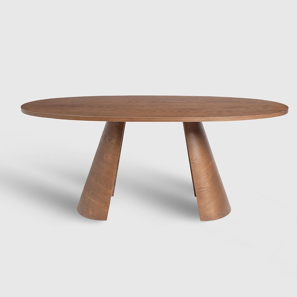 Andrew Hughes 6 Seater Dining Table - Dark Walnut