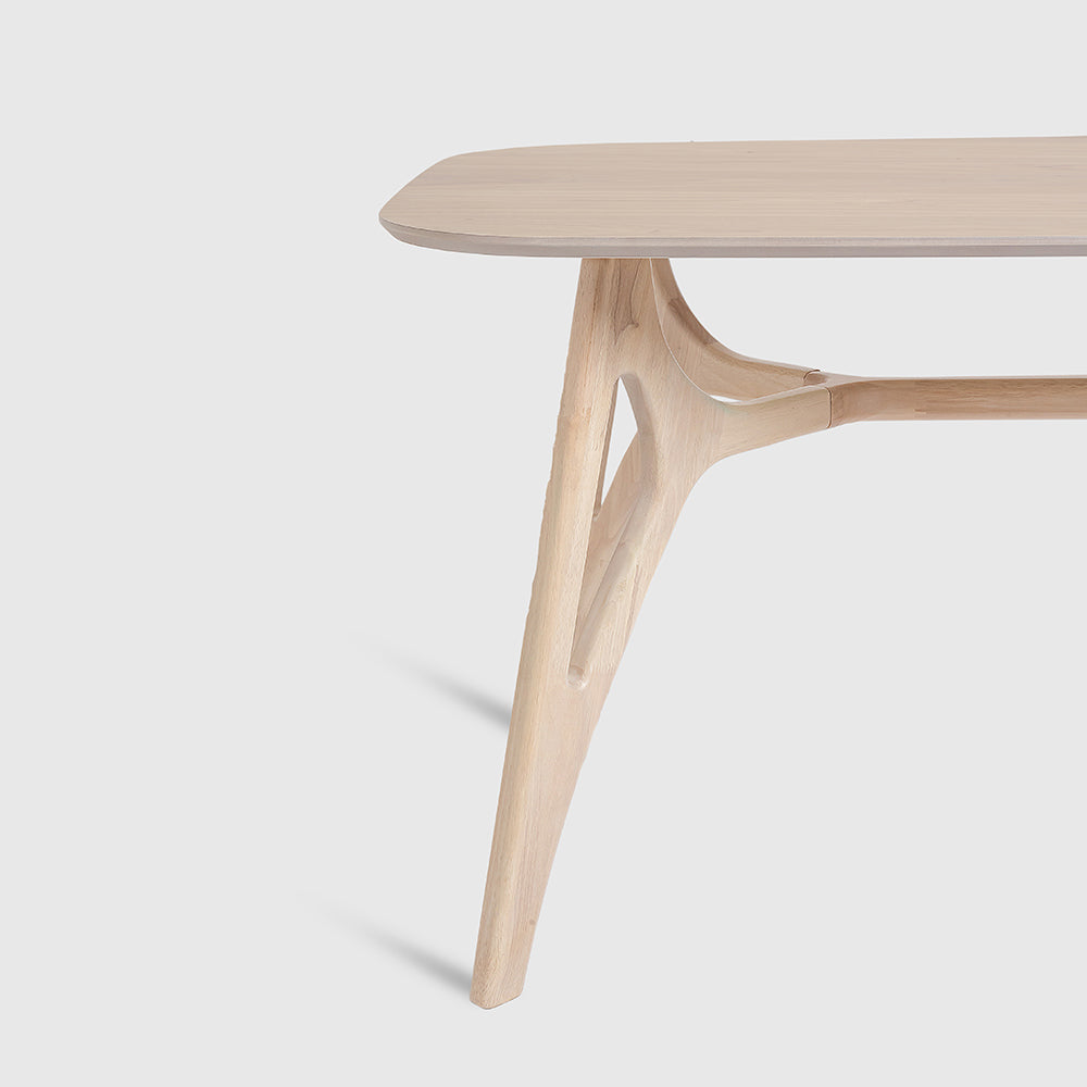 Olivia Judd 6 Seater Dining Table - White Oak