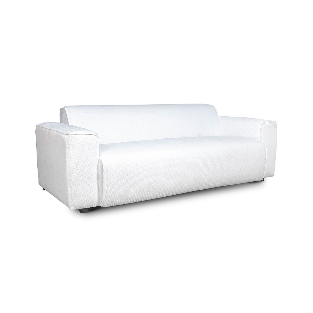 Starlight Sparkle 3 Seater Sofa - White