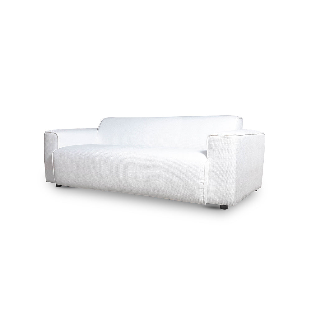 Starlight Sparkle 3 Seater Sofa - White