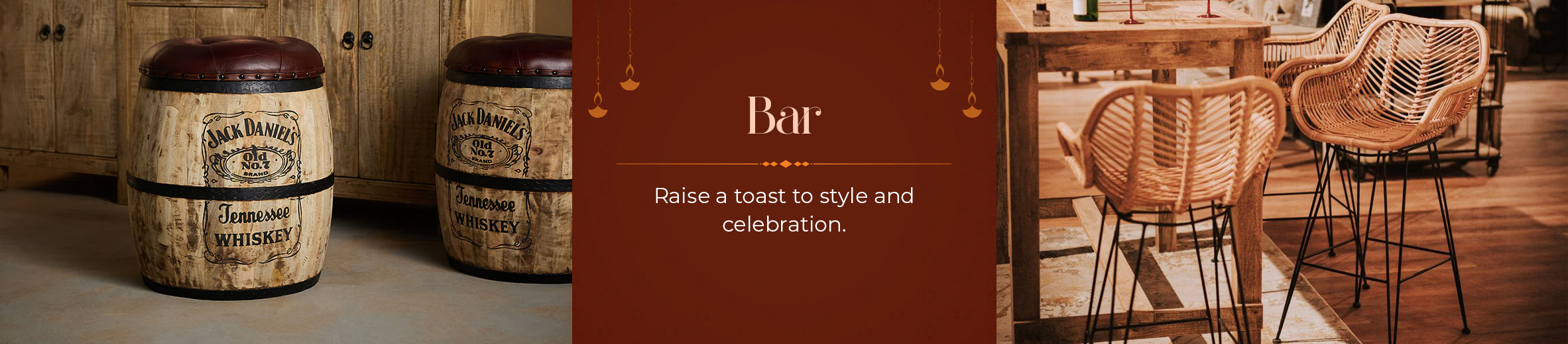 Bar Poufs