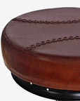 Merelise Bloom Leather Bar Chair