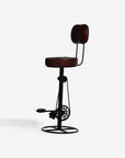 Sylvara Hanz Leather Bar Chair