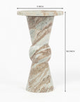 Sawar Marble Keine Accent Table