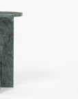 Green Aura Marble Accent Table