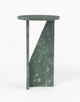 Green Aura Marble Accent Table