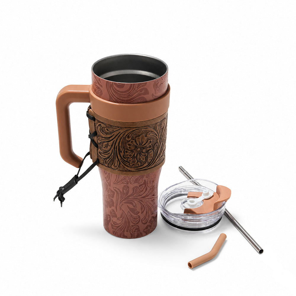 Wide Wyoming Tumbler In Brown