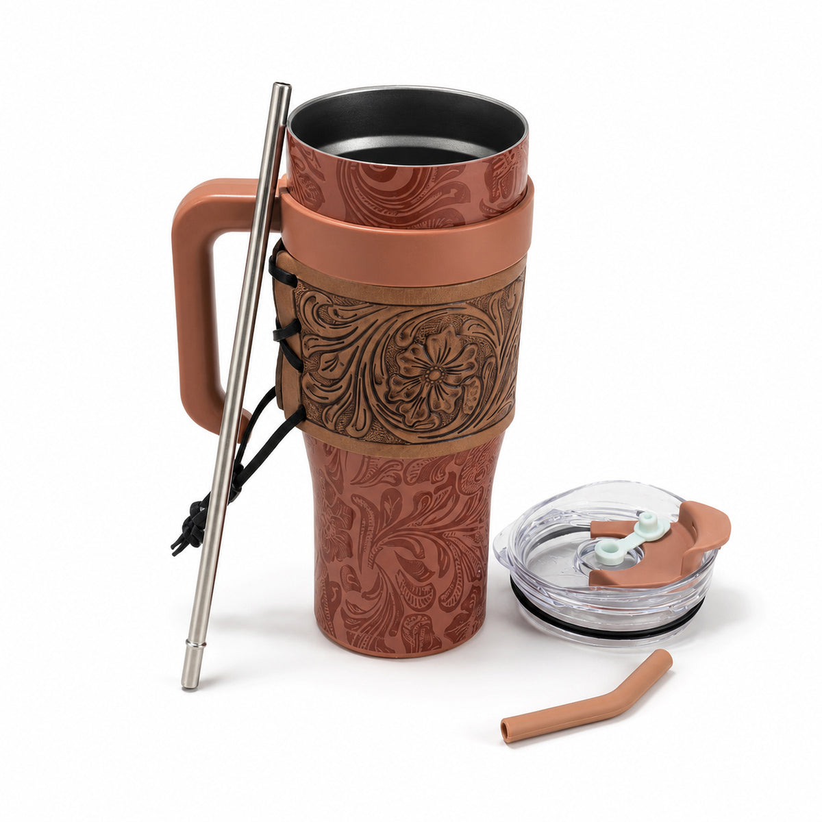 Wide Wyoming Tumbler In Brown