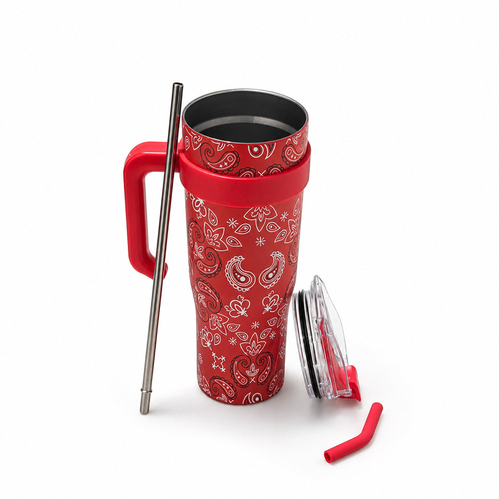 Wide Wyoming Tumbler In Red