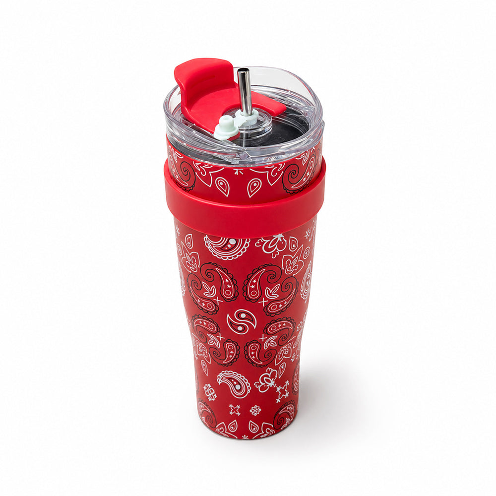 Wide Wyoming Tumbler In Red