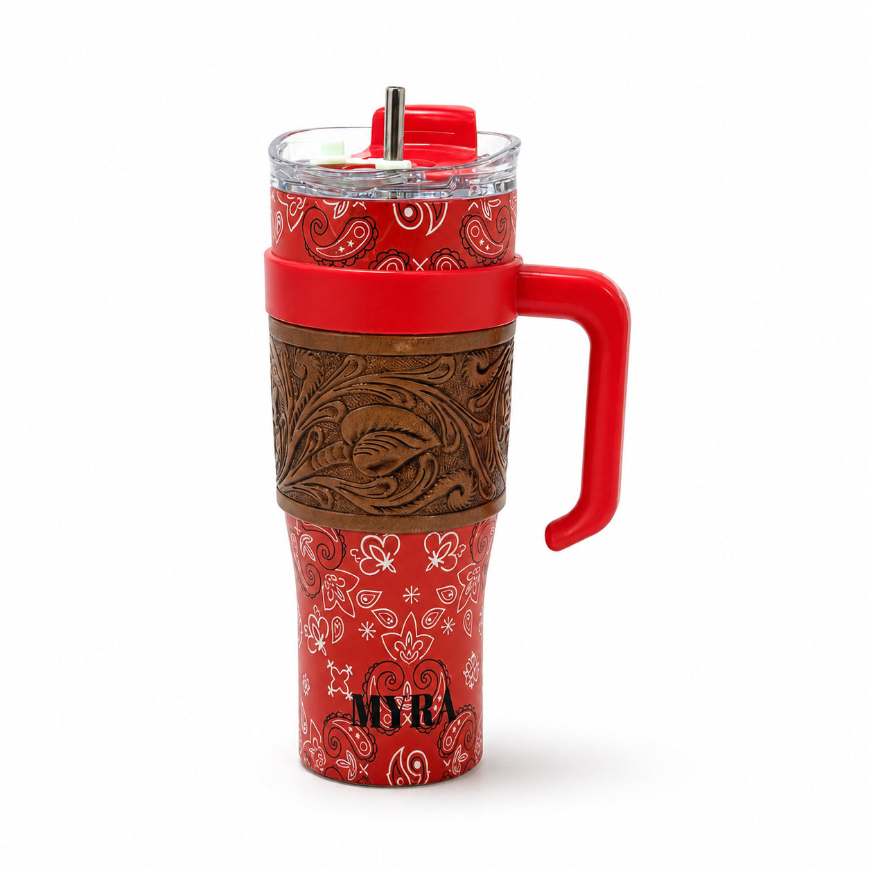 Wide Wyoming Tumbler In Red