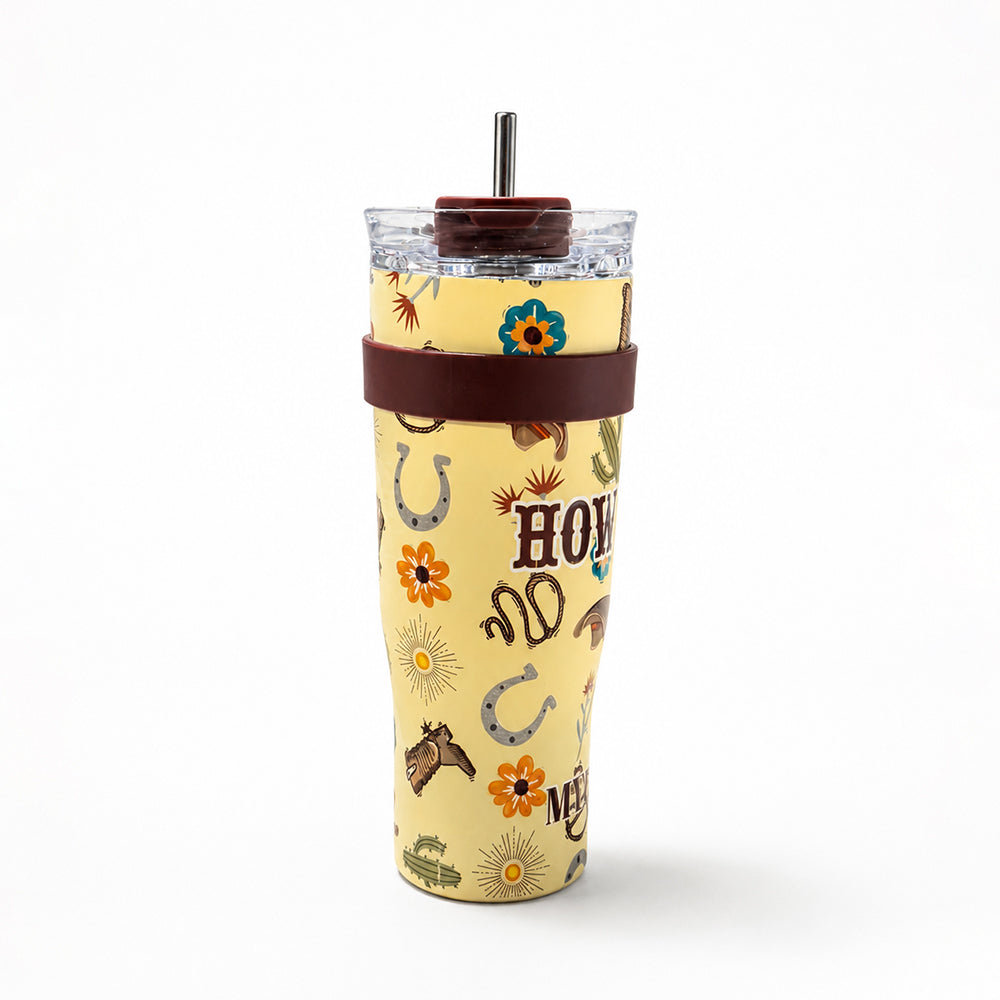 Wide Wyoming Tumbler In Yellow