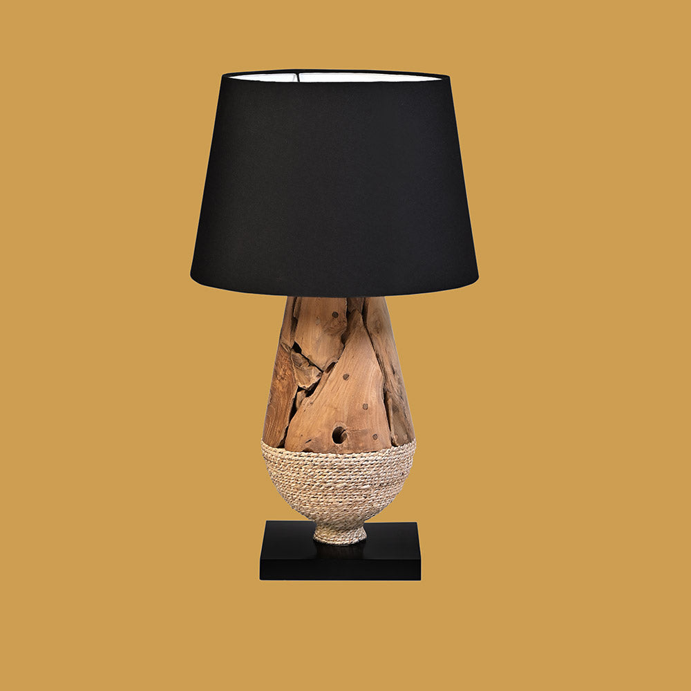 Iron wood Isle Table Lamp