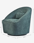 Cotton Emerald Iron Chair - Cotton