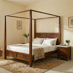Aziz Mango Wood Poster Bed