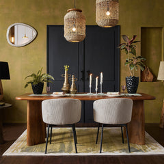 Serenzia Franz 6 Seater Dining Table - Brown