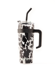 Wide Wyoming Tumbler In Black And White Without Tooling