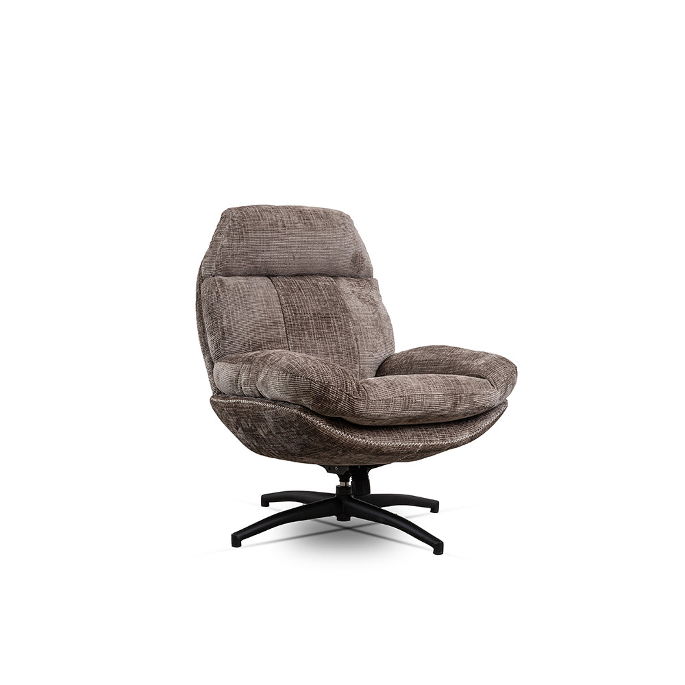 Hoopie Cotton Chair with ottoman