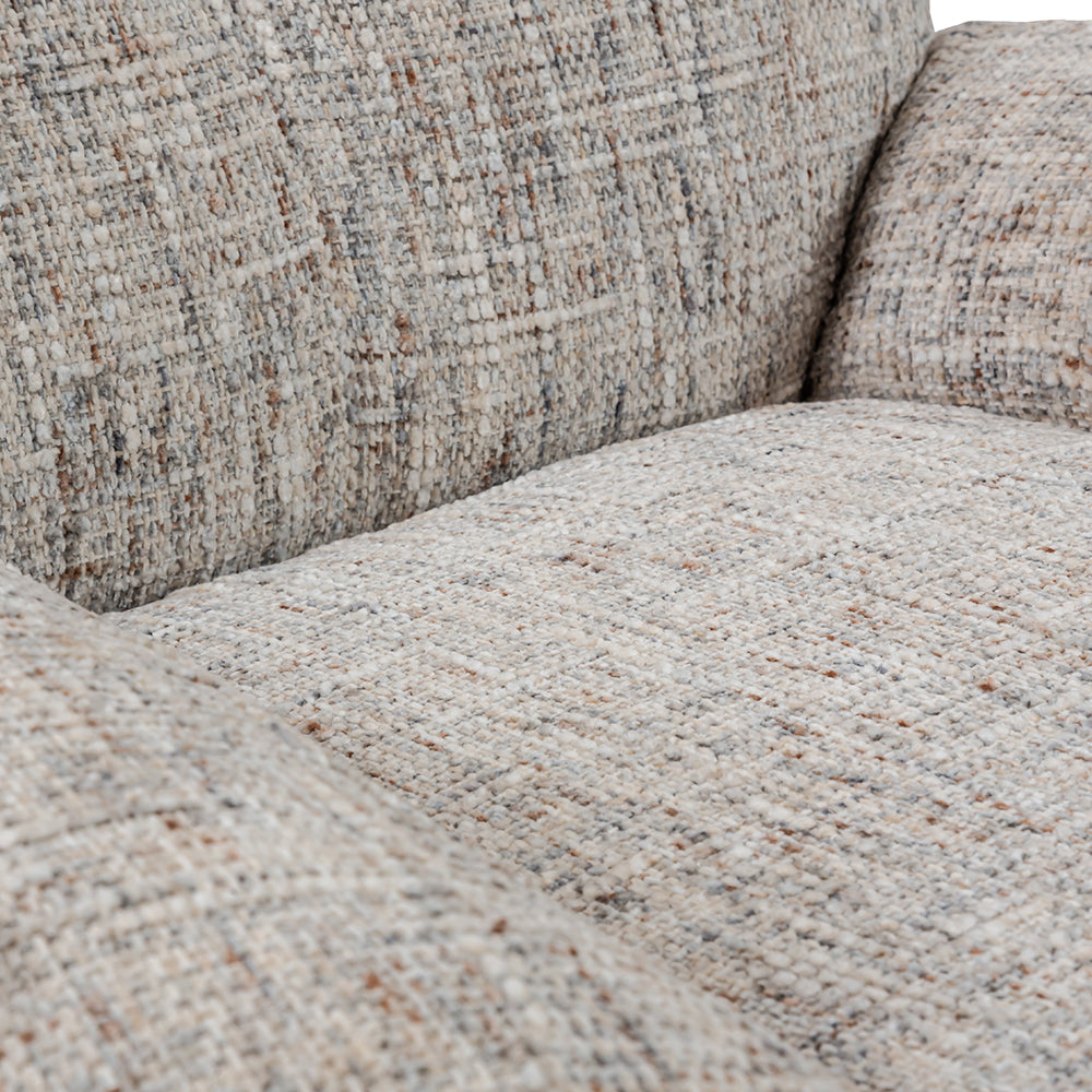 Nimbus Boucle Chair with ottoman