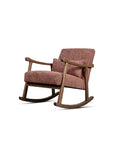 Margaret Rubberwood Rocking Chair- Cotton