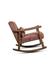 Margaret Rubberwood Rocking Chair- Cotton