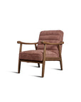 Tulsa Petal Rubberwood Armchair- Cotton