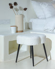 Olive Prestige Iron Stool - Cotton