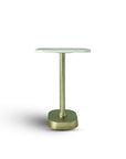 Parapente Squre Marbel Side Table with Aluminium