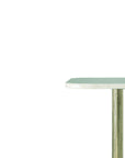 Parapente Squre Marbel Side Table with Aluminium