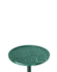 Viver Round Green Marble Drink Table