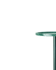 Viver Round Green Marble Drink Table