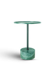 Viver Round Green Marble Drink Table