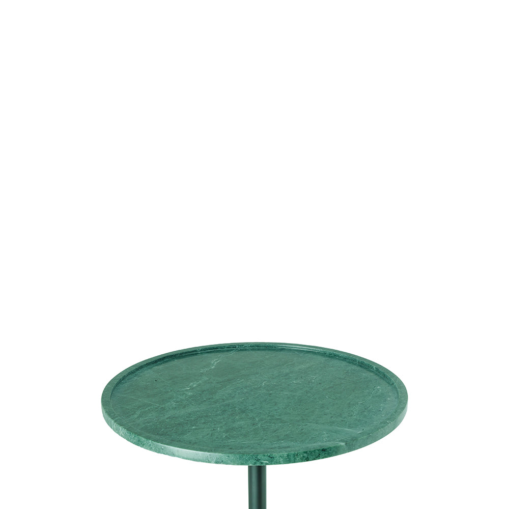 Viver Round Green Marble Drink Table