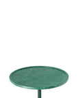 Viver Round Green Marble Drink Table