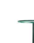 Viver Round Green Marble Drink Table