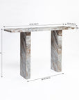 Cauchy Butterscotch Marble Console Table
