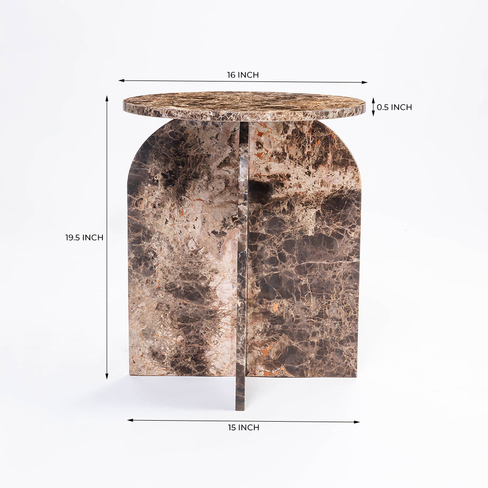 Migo Brown Emprdor Accent Table