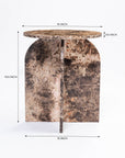 Migo Brown Emprdor Accent Table