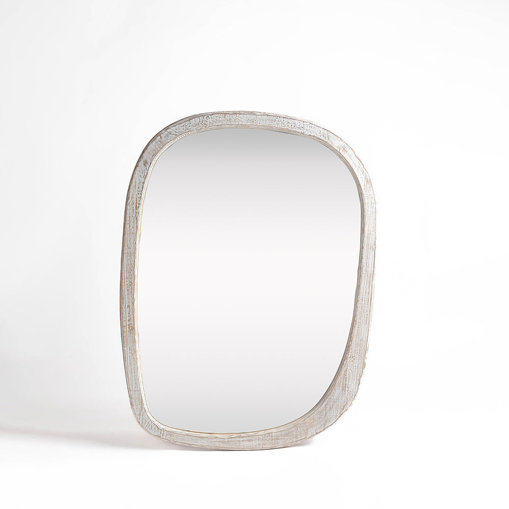 Mango Frost Mirror Frame - Lime Wash