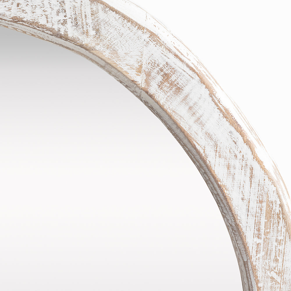 Mango Frost Mirror Frame - Lime Wash