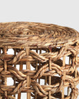 Lavander Woven Pouf