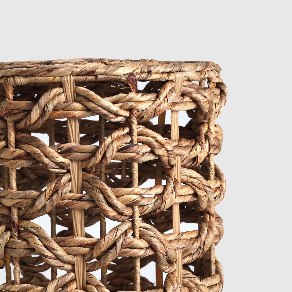 Lavander Woven Pouf