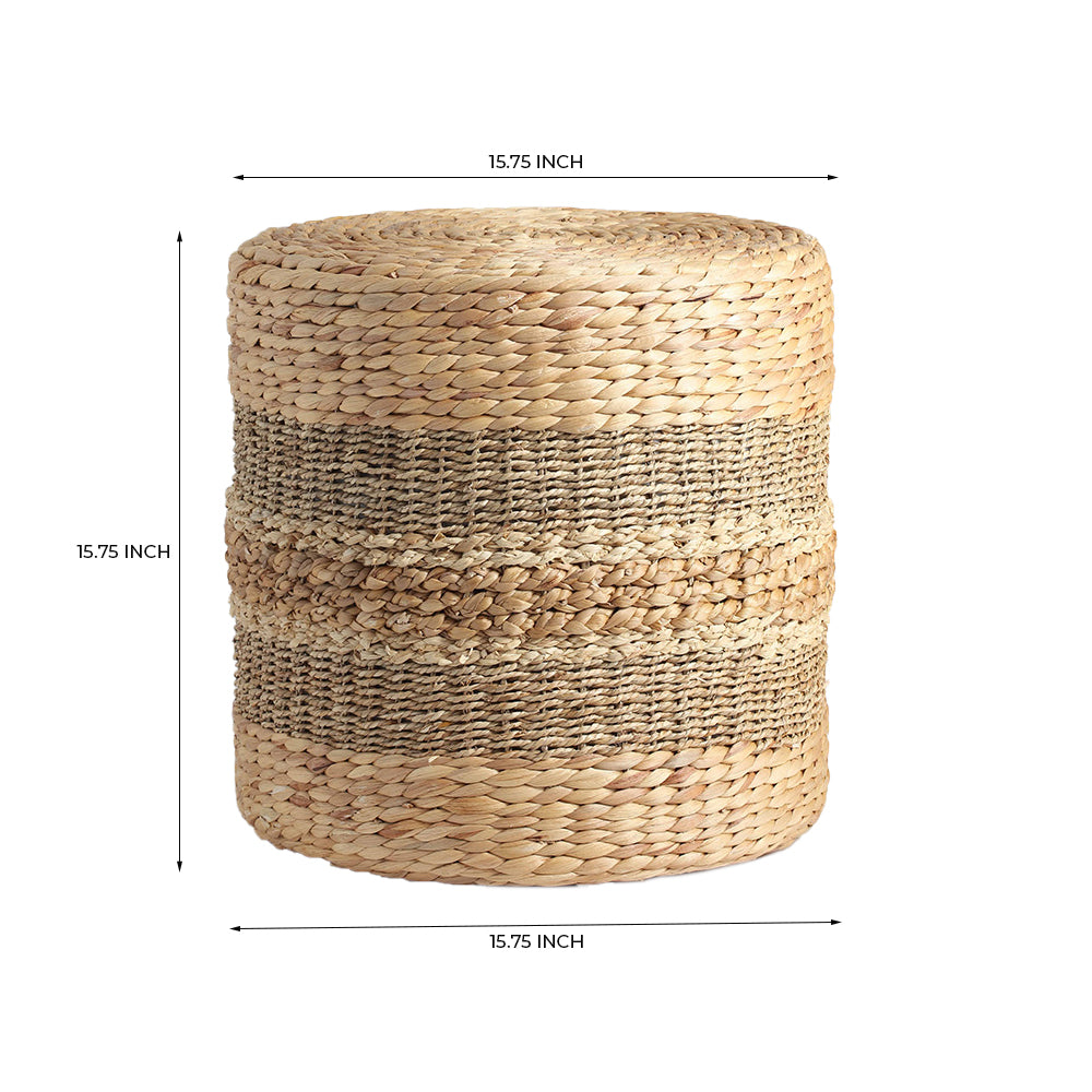 Charlotte Drum Pouf