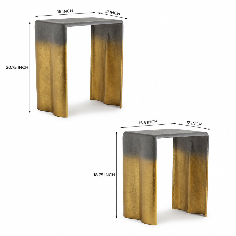 Twin Tala Alluminium Accent Table