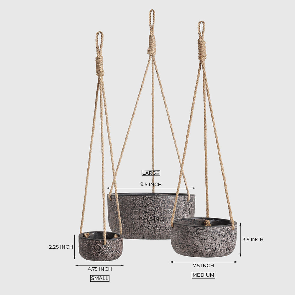Selya Hanging Pot set of 3