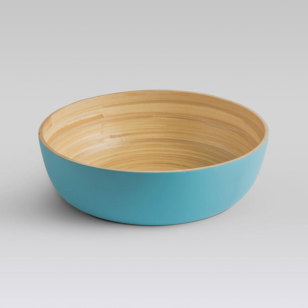 Shekaina Bamboo Bowls Blue set of 3
