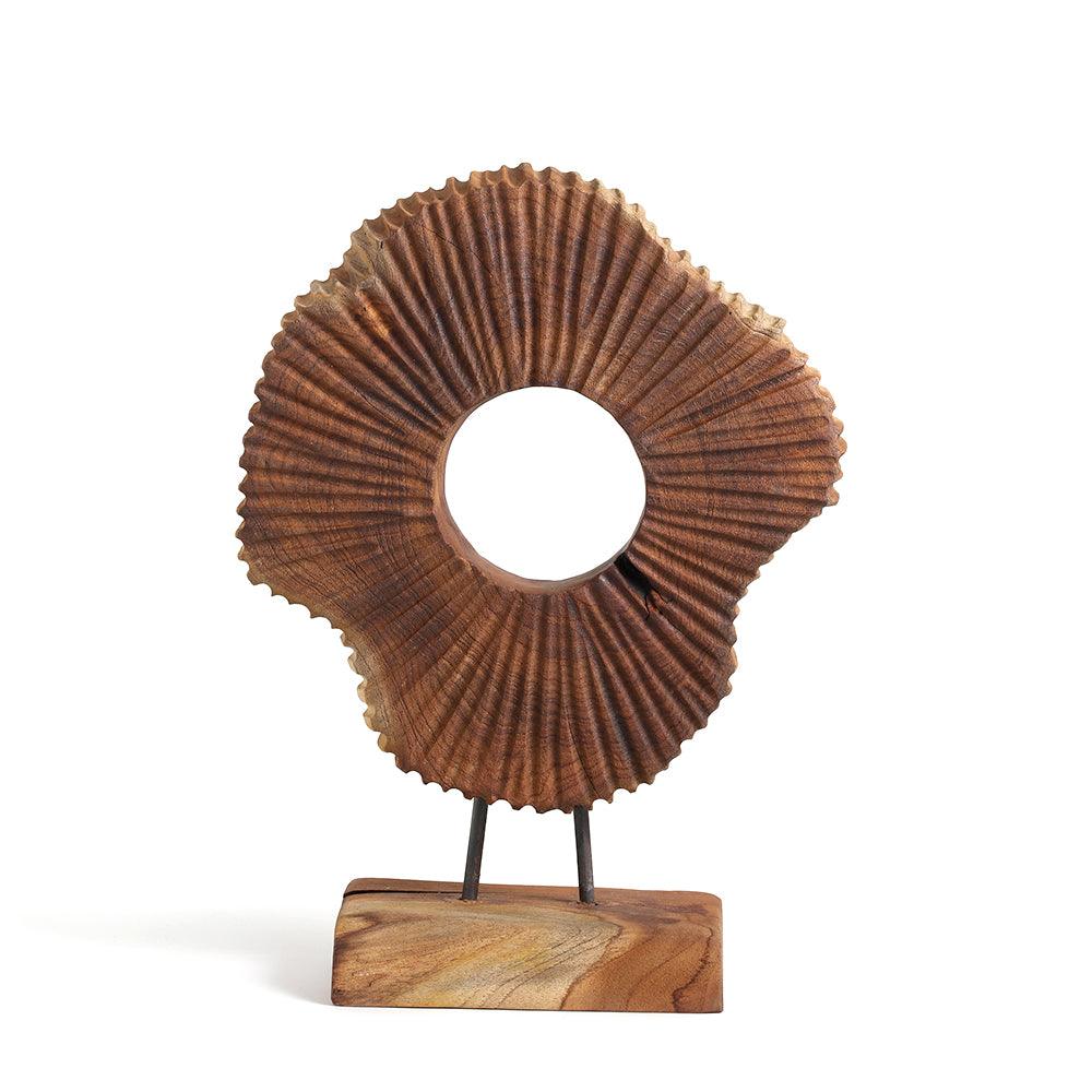 Sunny Round Wood Console - Living Shapes